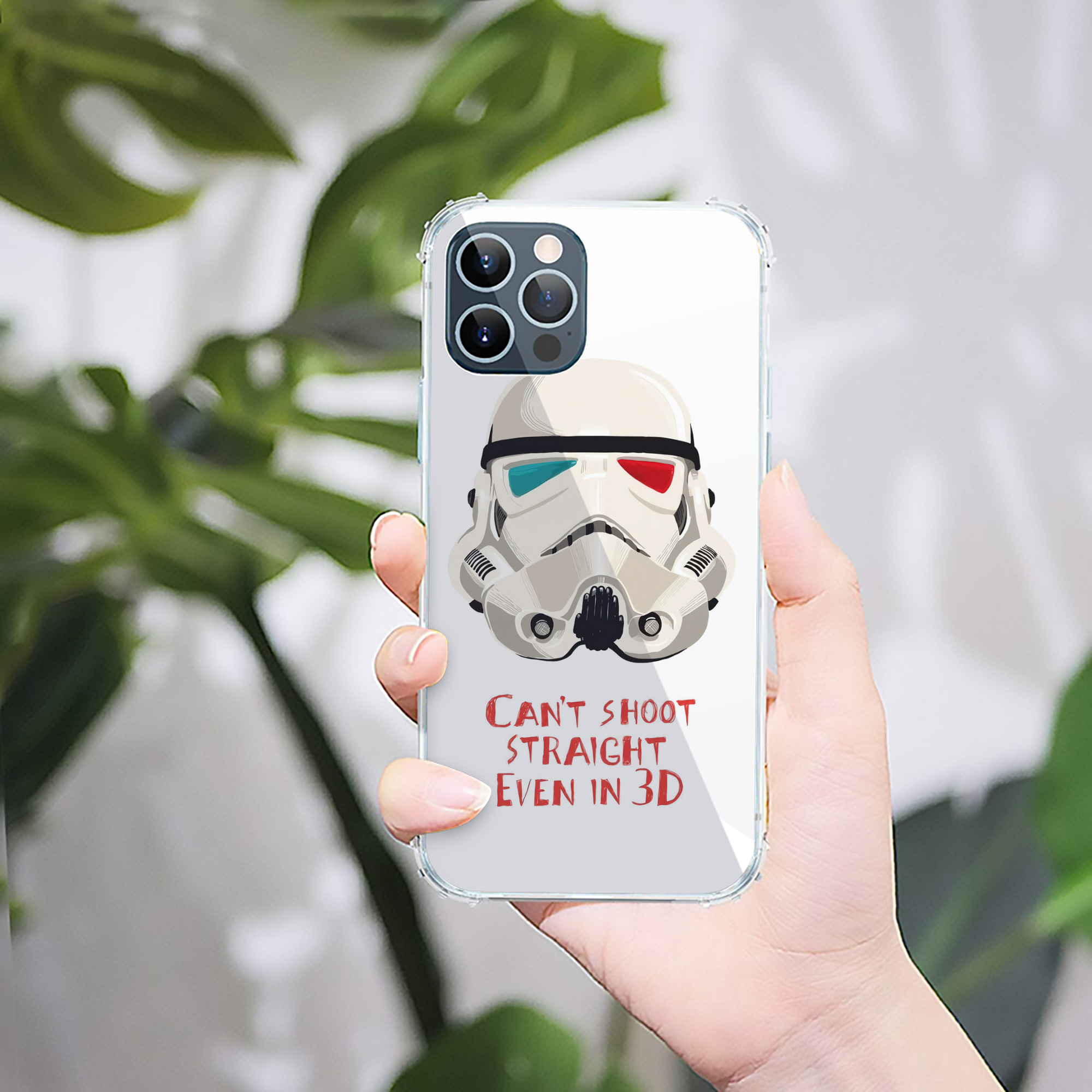 （画像用） スター・ウォーズ Star Wars 【iPhone 12シリーズ対応】透明スマホケース（クリアソフトケース）